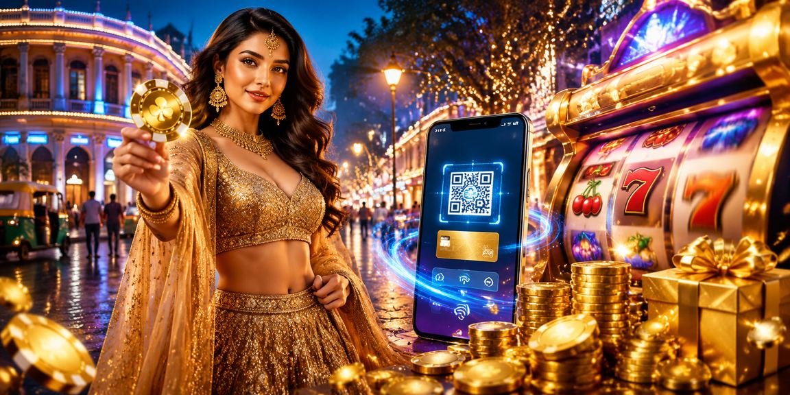 Person using mobile device for online betting in India